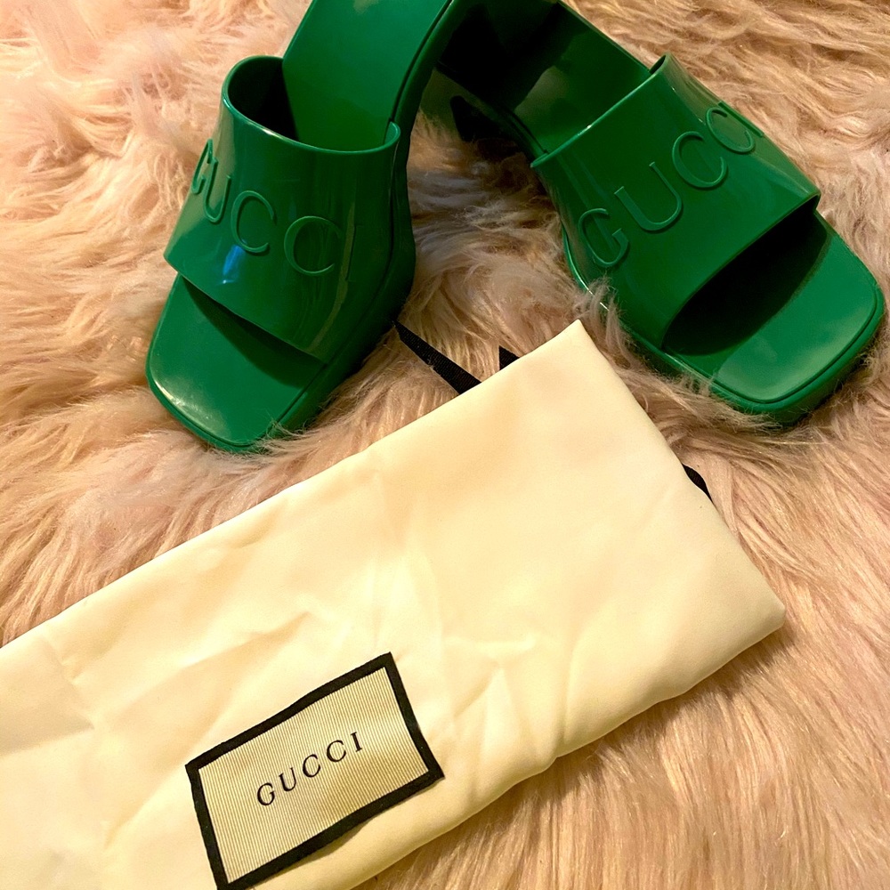 AUTHENTIC GUCCI PLATFORM SANDALS